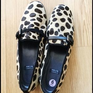 COPY - Stuart Weitzman leopard fur shoes